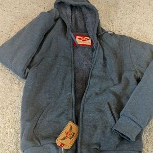 Fleece lined Hoodie Jacket.  So warm NWT